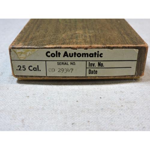 1971 Colt Junior .25acp Semi-Auto Pistol in Original Box