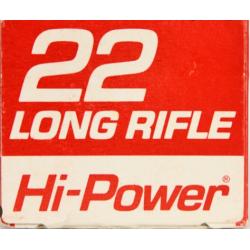 22 LONG RIFLE HOLLOW POINT  HI-POWER