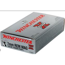 Winchester Ammo X7MMR1 Super X  7mm Rem Mag 150 gr 3090 fps Power-Point (PP) 20 Bx/10 Cs