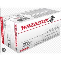 Winchester Ammo USA2232 USA  223 Rem 45 gr 3600 fps Jacketed Hollow Point (JHP) 40 Bx/10 Cs