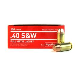 40 S&W  180 grain  FMJ  29 rds in box