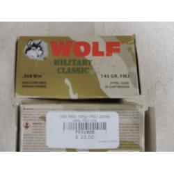 308 WIN 145gr FMJ 20rds