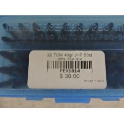 22 TCM 40gr JHP 50ct
