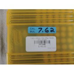 7.62 x 25mm FMJ 85gr 56rds