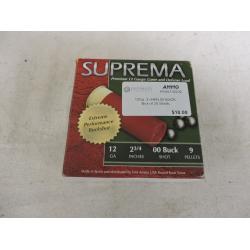 12Ga. 2-3/4IN 00 BUCK               Box of 25 Shells