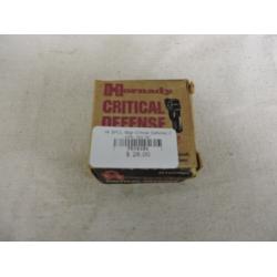 38 SPCL 90gr Critical Defense 23rds