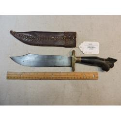 VTG ANTIQUE NEGRITO-BOLO FILIPINO WW2 KNIFE W/SHEATH