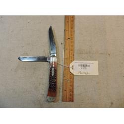 CASE XX TRAPPER KNIFE 6254 CRIMSON RED BONE HANDLE