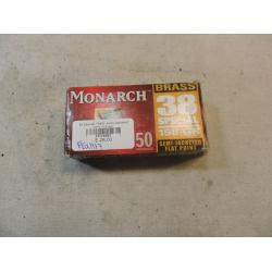 38 Special 158Gr Semi-Jacketed Flat Point 50Rds