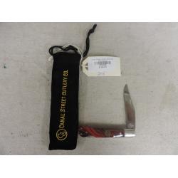 Canal Street Cutlery Single Blade Pinch Lock Back 366