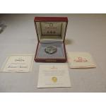 Omega Watch Box 1960's Red w/papers outer cover