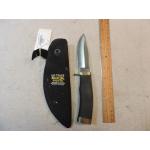 Buck Vanguard Fixed Blade Knife Rubber Handle W/Sheath