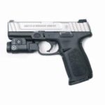Smith & Wesson 13046 SD9 VE Crimson Trace Rail Master 9mm Luger 4 10+1 Black Stainless Steel, Textured Polymer Grip