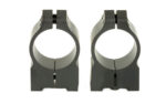 Warne 1TM Maxima Grooved Receiver Ring Set Fixed For Rifle Tikka Dovetail Medium 1 Tube Matte Black Steel