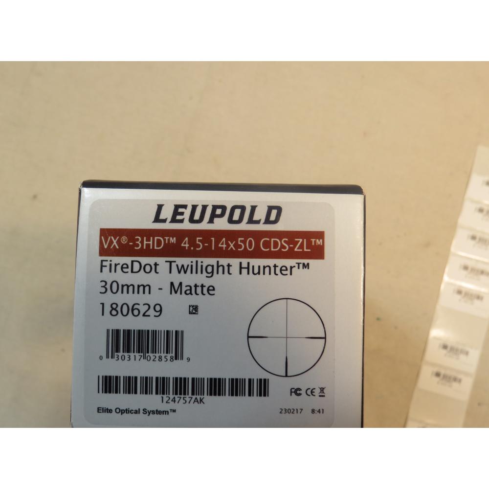 Leupold VX-3HD 4.5-14x50 CDS-ZL Rifle Scope  FEOPT07132302