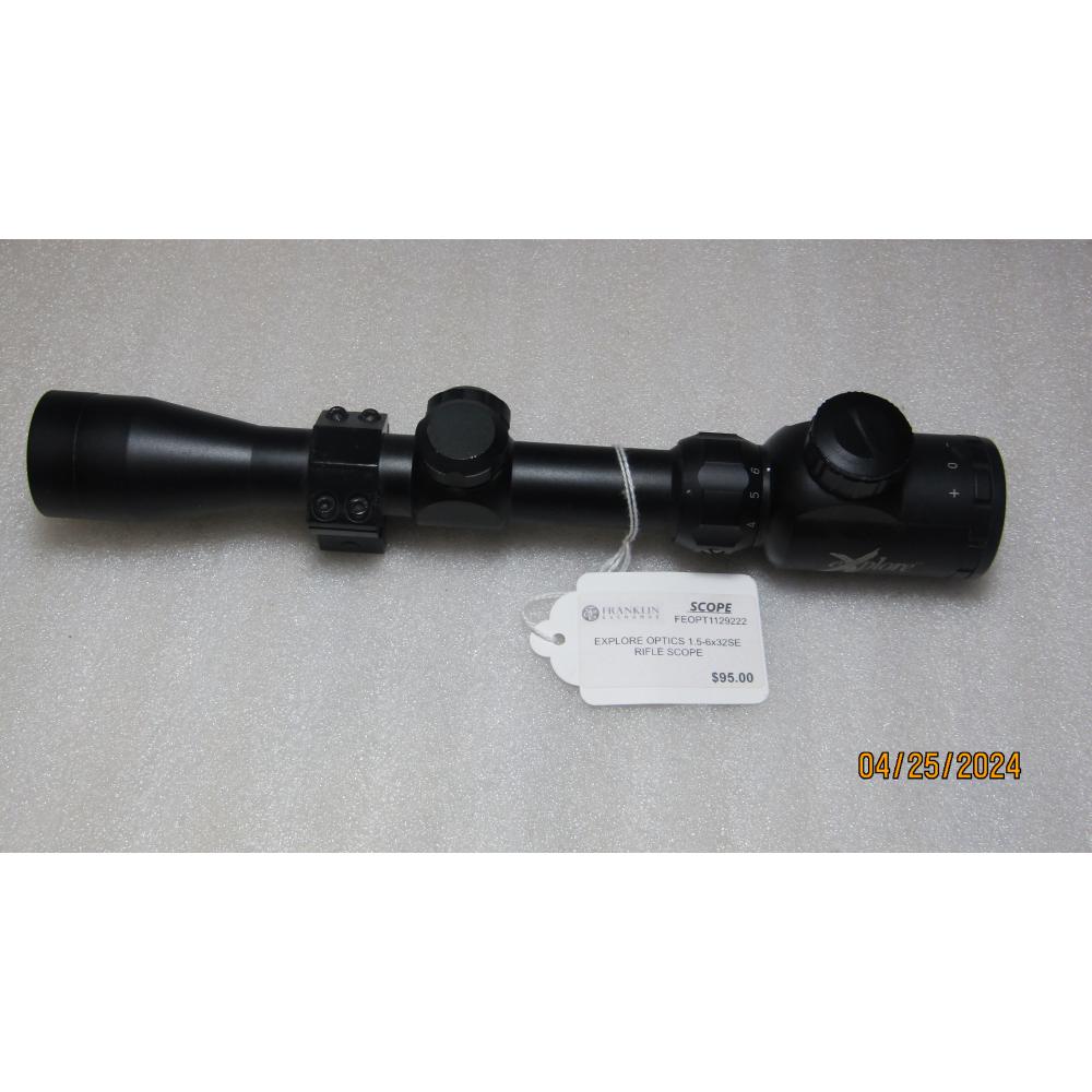 EXPLORE OPTICS 1.5-6x32SE RIFLE SCOPE
