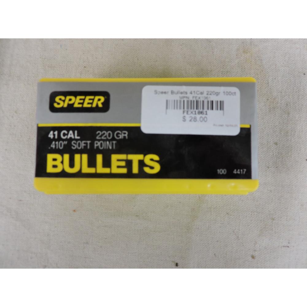 Speer Bullets 41Cal 220gr 100ct