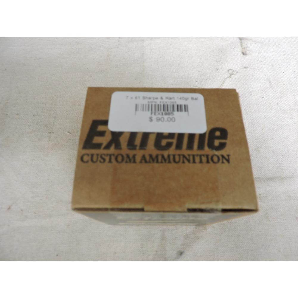 7 x 61 Sharpe & Hart 140gr Bal Silver Tip 20rds