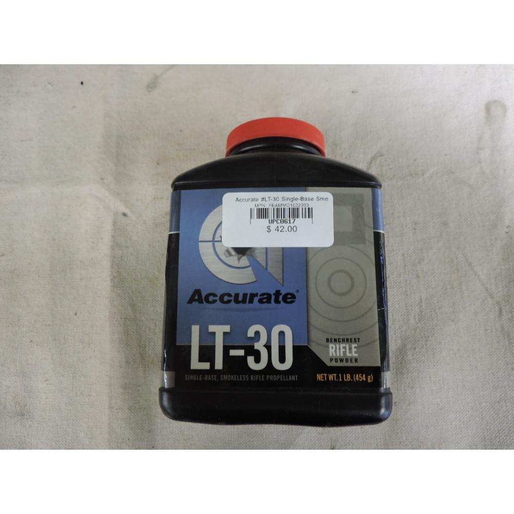 Accurate #LT-30 Single-Base Smokeless Rifle Propellant 1lb Bottle