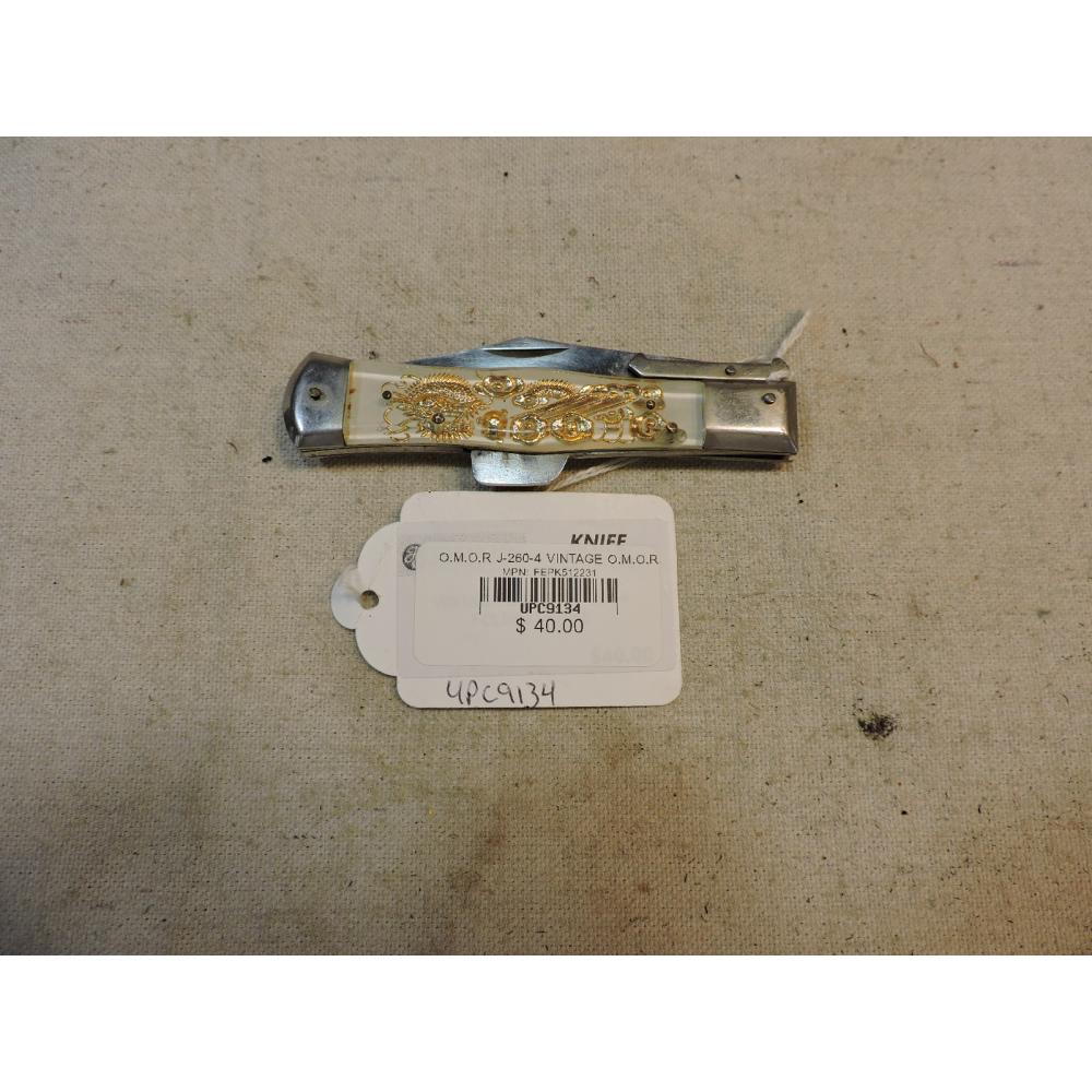 O.M.O.R J-260-4 VINTAGE O.M.O.R J -260-4 FOLDING KNIFE