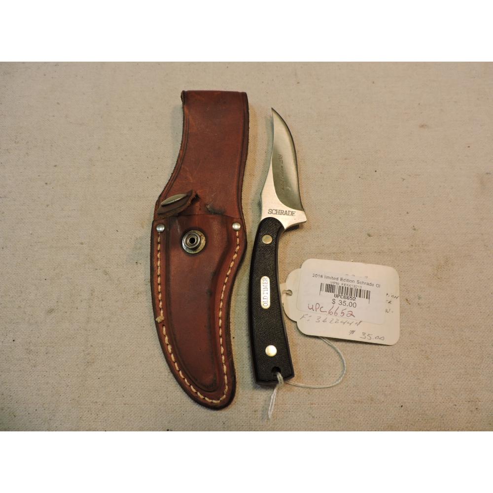 2018 limited Edition Schrade Old Timer 1520T Knife with Sheath