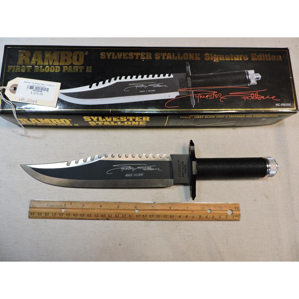 RAMBO FIRST BLOOD PART II SYLVESTER STALLONE SIGNATURE EDITION 46