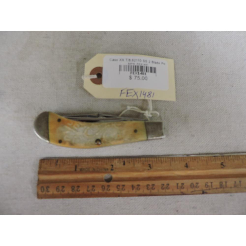 Case XX T.B.62110 SS 2 Blade Pocket Knife