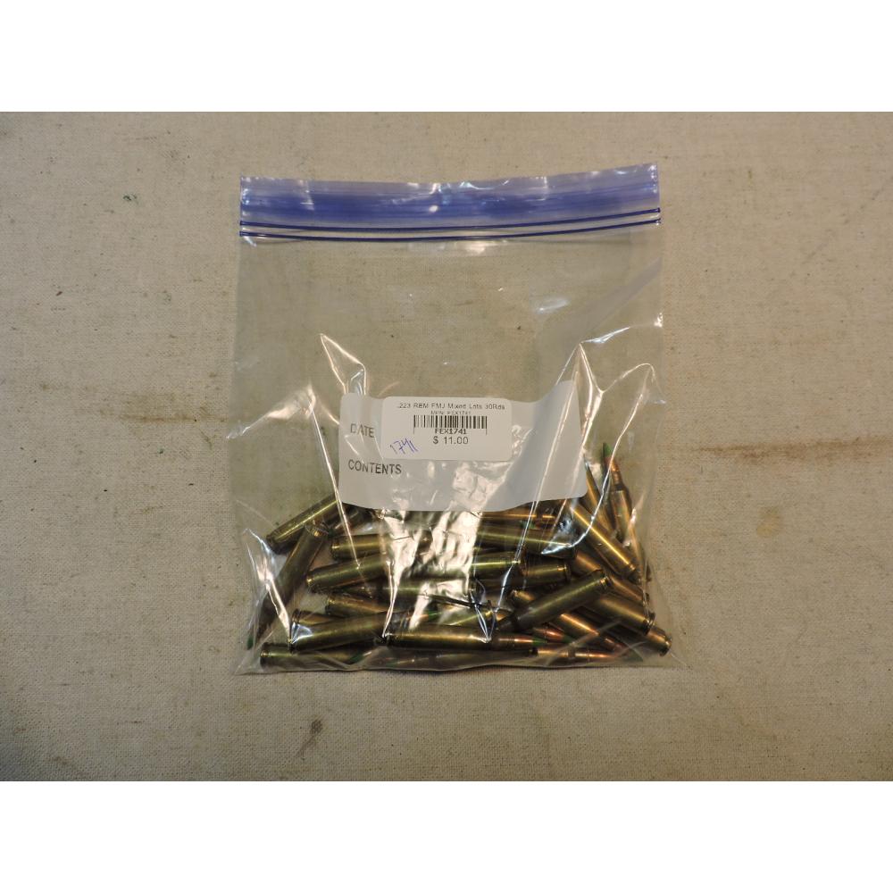 .223 REM FMJ Mixed Lots 30Rds .223 REM FMJ Mixed Lots 30Rds