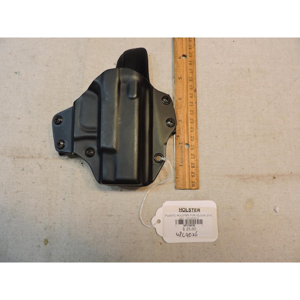 PLASTIC HOLSTER FOR GLOCK 27/33