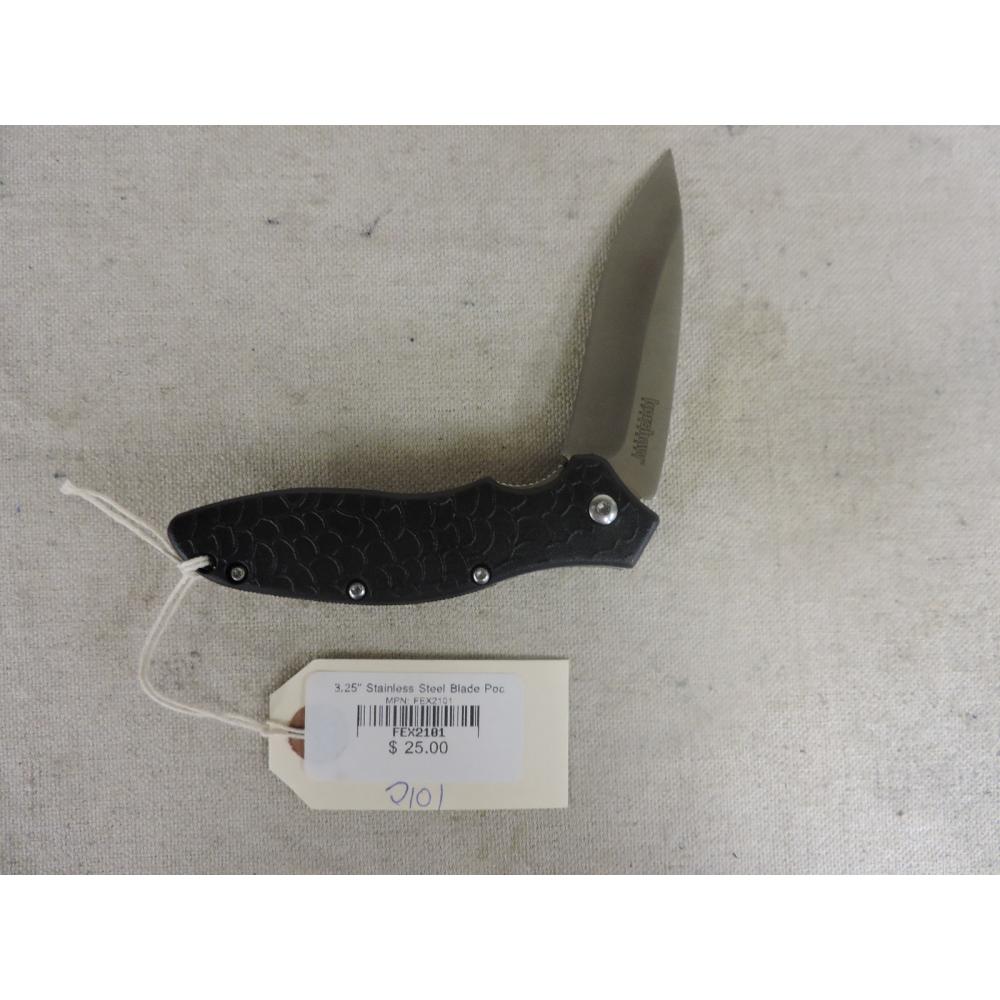 3.25" Stainless Steel Blade Pocket Knife | Kershaw RJ Tactical 3.0 1930