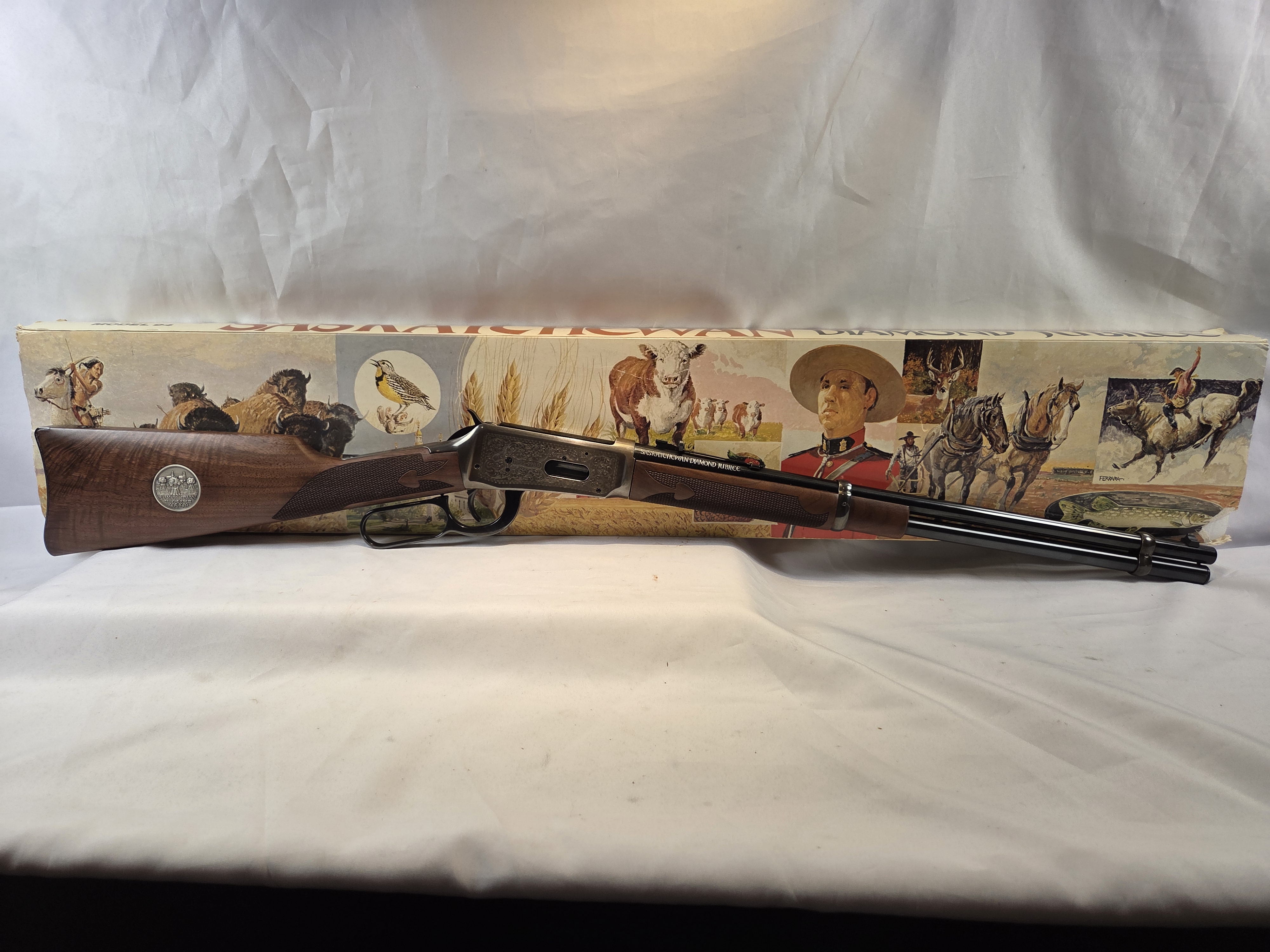-USED- WINCHESTER SASKATCHEWAN DIAMOND JUBILEE MODEL 94-img-0