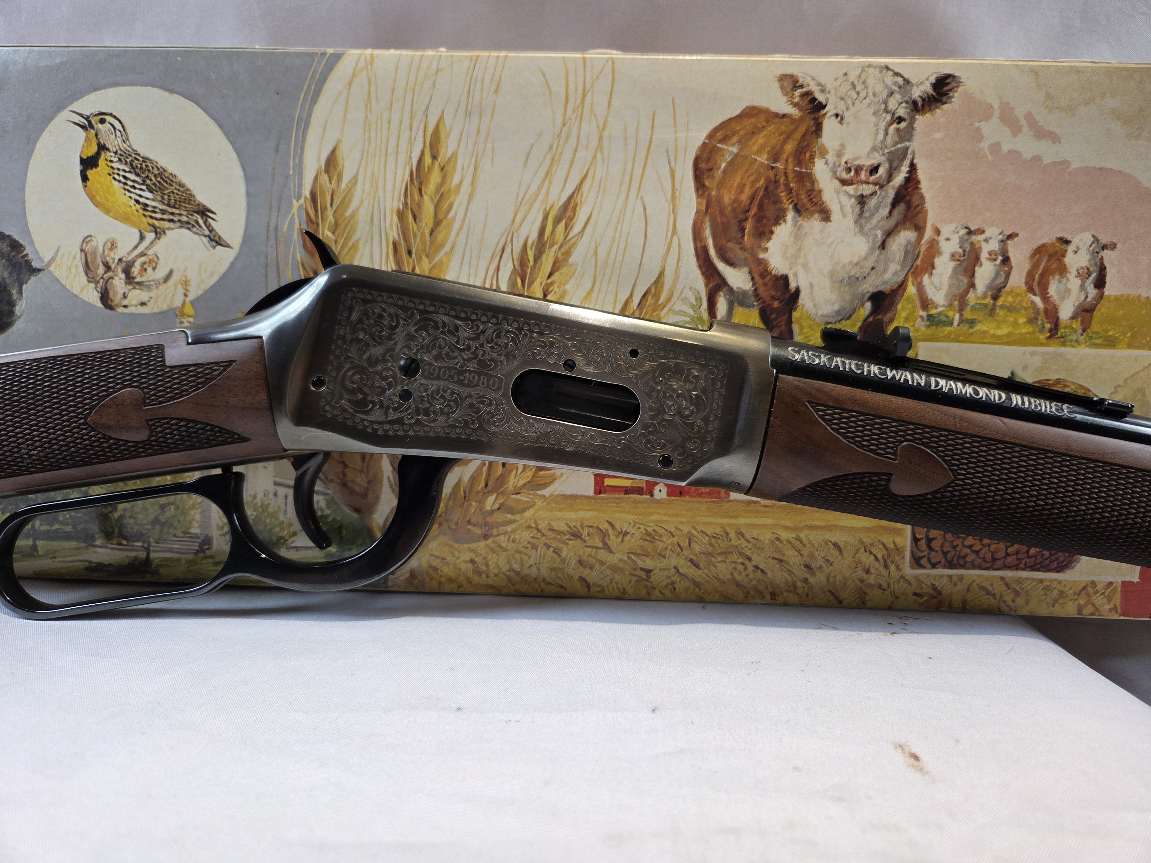 -USED- WINCHESTER SASKATCHEWAN DIAMOND JUBILEE MODEL 94-img-1