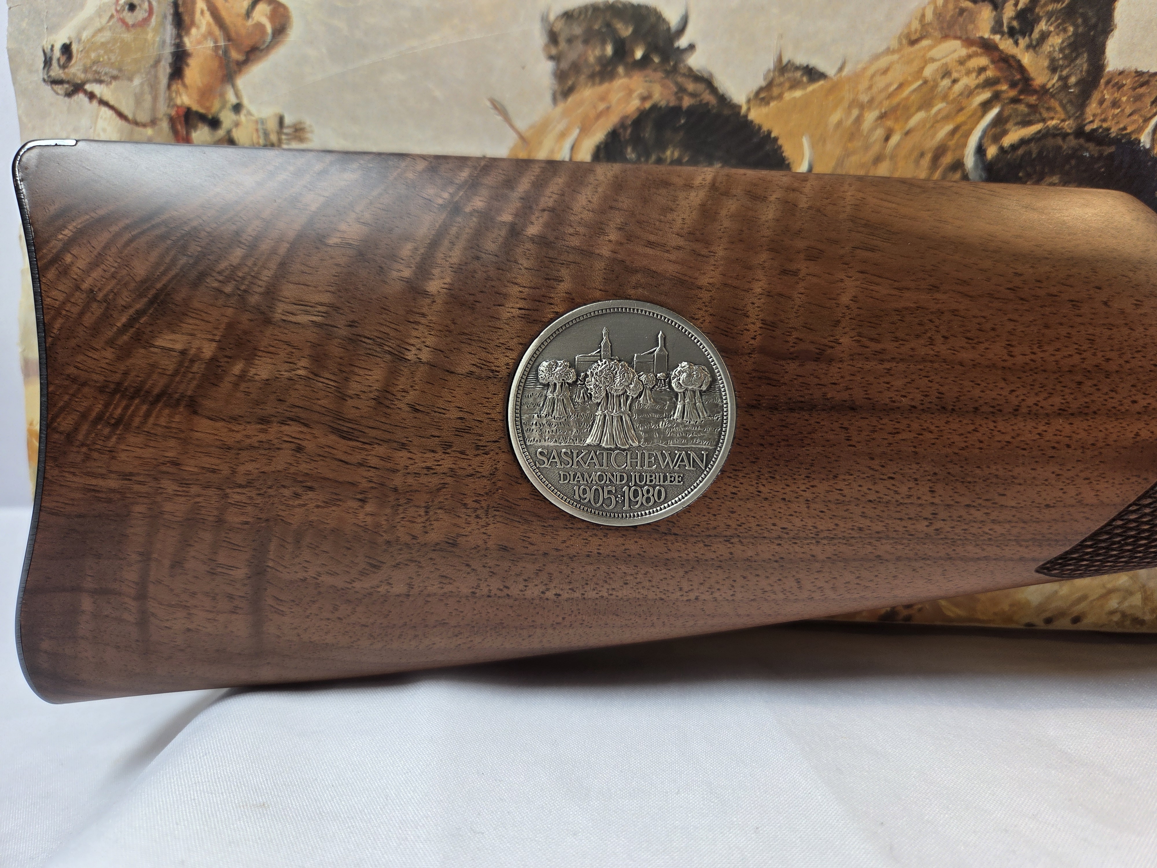 -USED- WINCHESTER SASKATCHEWAN DIAMOND JUBILEE MODEL 94-img-2