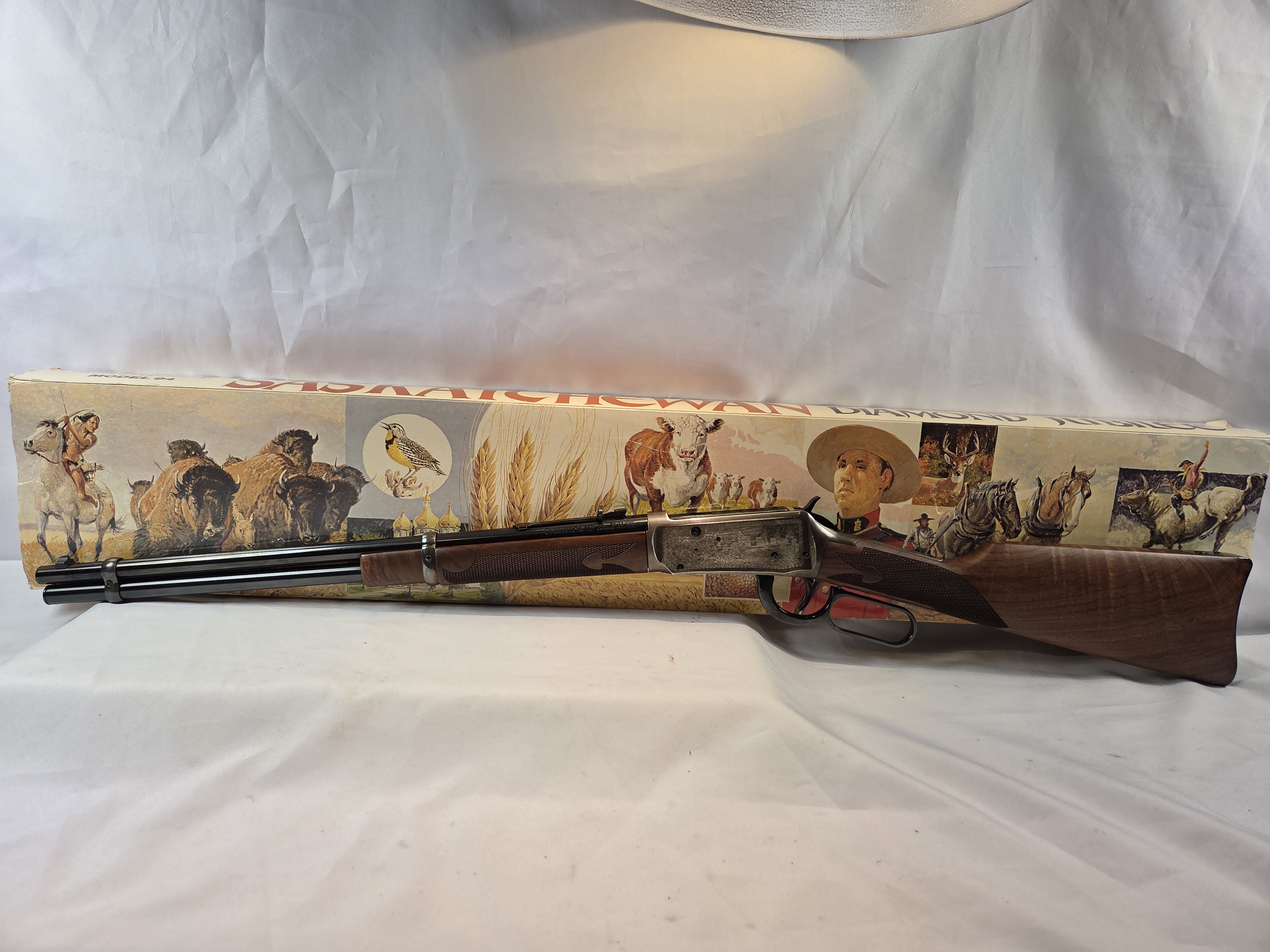 -USED- WINCHESTER SASKATCHEWAN DIAMOND JUBILEE MODEL 94-img-3