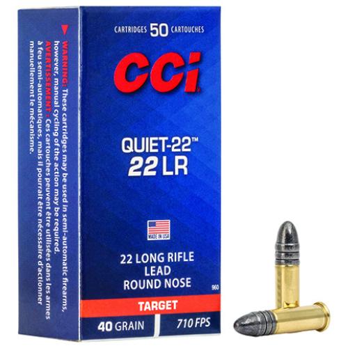 CCI Ammunition Hunting, 22LR, 40 Grain, Game Point, 50 Round Box 960