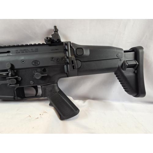 FN America SCAR 16S NRCH, Semi-automatic Rifle, 223 Rem/556NATO, 16 Barrel, Black, Synthetic Stock, Adjustable Sights, 30 Rounds, Made in the U.S.A. 98521-2