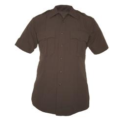 Elbeco Men's TexTrop2 S/S, Brown, 17