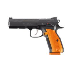 CZ Shadow 2, Semi-automatic, DA/SA, Full Size, 9MM, 4.89, Black, Aluminum, 19 Rounds, Optics Ready, Ambidextrous, Adjustable Rear Sight & Fiber Optic Front, Steel, Matte 91248