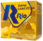 Rio Ammunition RC206 Game Load  20Gauge 2.75 1oz 6Shot 25 Per Box/10 Case