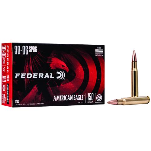 FEDERAL AMERICAN EAGLE 30-06 SPRG 150GR FMJ BT