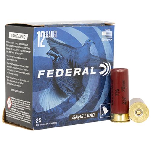 FEDERAL GAME LOAD 12 GAUGE 2.75'' 1-7.5