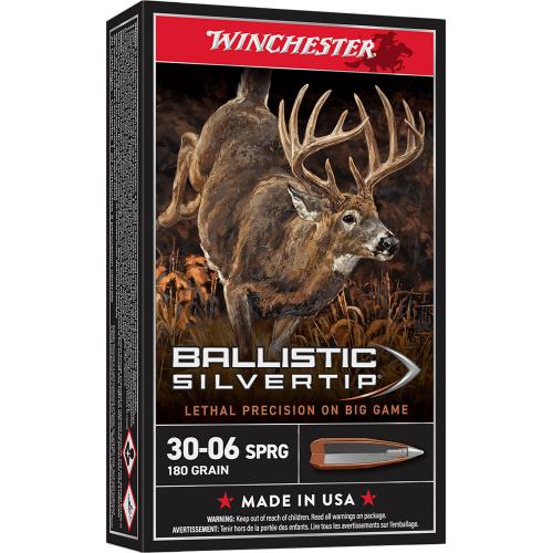 Ballistic Silvertip 30-06Springfield 180gr Rapid Controlled Expansion Polymer Tip 20 Per Box