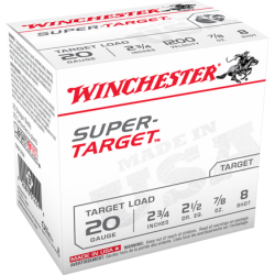 WINCHESTER USA SUPER TARGET 20 GAUGE 2.75'' .875-8