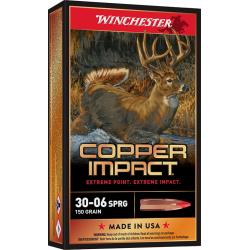 Winchester Ammo X3006CLF Copper Impact 30-06Springfield 150gr Cop