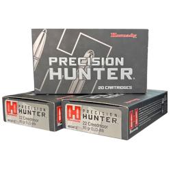 Hornady 83412 Precision Hunter 22Creedmoor 80gr Extremely Low Dra