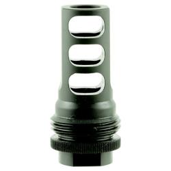 SilencerCo AC1557 ASR Muzzle Brake Black Steel with 5/8