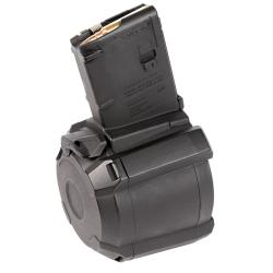 Magpul MAG576BLK PMAG GEN M3 60rd Drum 223 Rem/5.56x45mm NATO Fits AR-15/M16/M4 Black Polymer