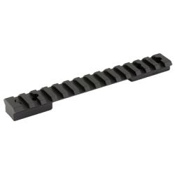 Warne, Vapor, 1 Piece Base, Fits Howa 1500 Short Action/Weatherby Vanguard Short Action, Matte Finish, Black