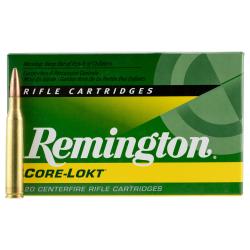 Remington Ammunition Core-Lokt 25-06Rem 120gr Core-Lokt Pointed Soft Point 20 Per Box