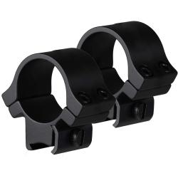 TruGlo TG8961B3 Lightweight Scope Rings Matte Black 1